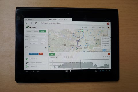 Mobile Ansicht Altmann GPS Tracking Plattform Tablet Android