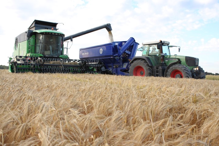 Grain Saver Überladewagen Getreide Schlauchlagergerät